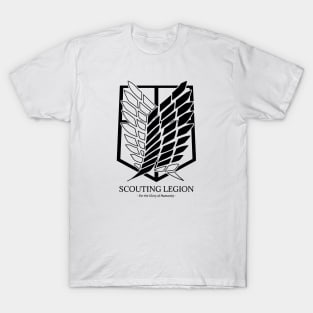 attack on titan wing of freedom scouting legion T-Shirt